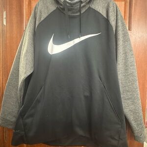 Nike Dri-FIT Hoodie in Black and Gray